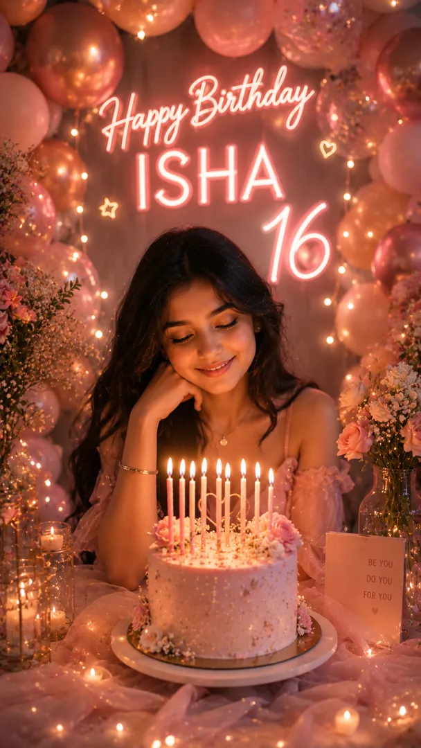 Aesthetic Party Glow AI photo example 2