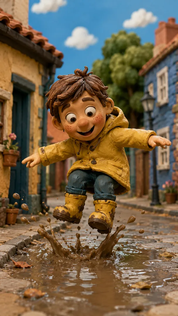 Claymation AI photo example 2