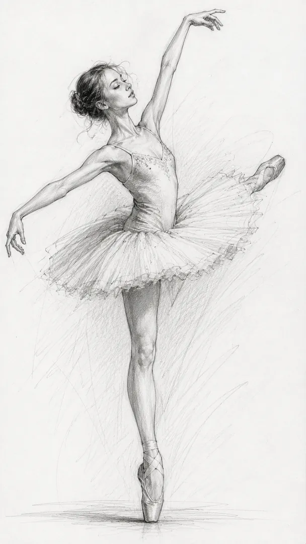 Pencil Sketch AI photo example 2