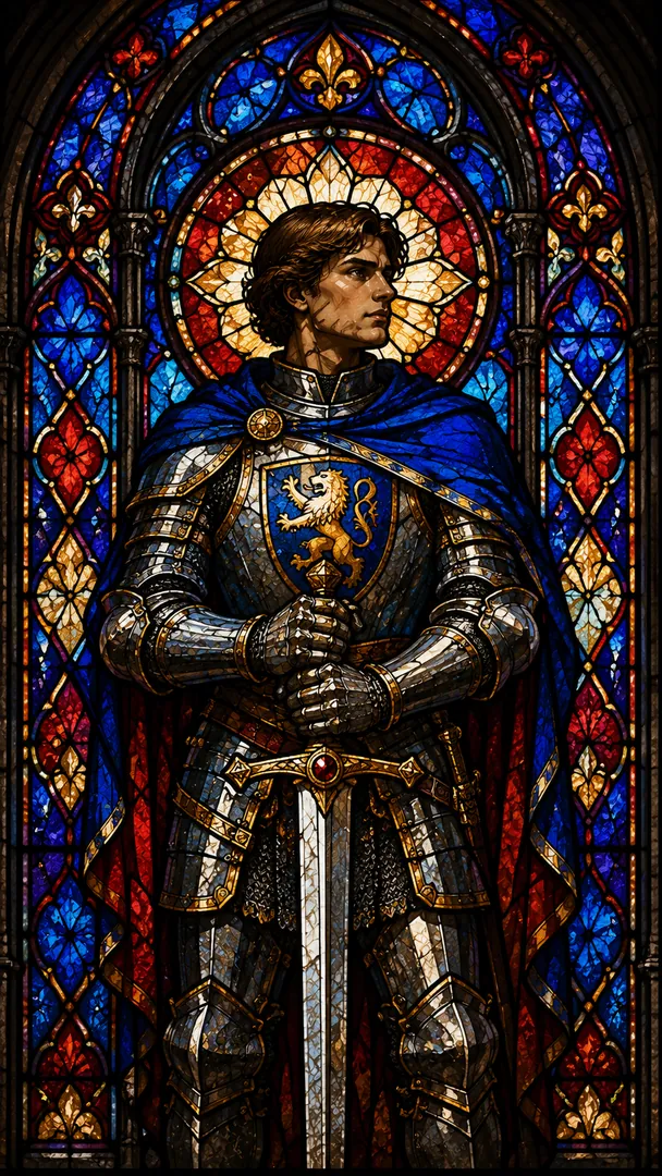 Stained Glass AI photo example 2