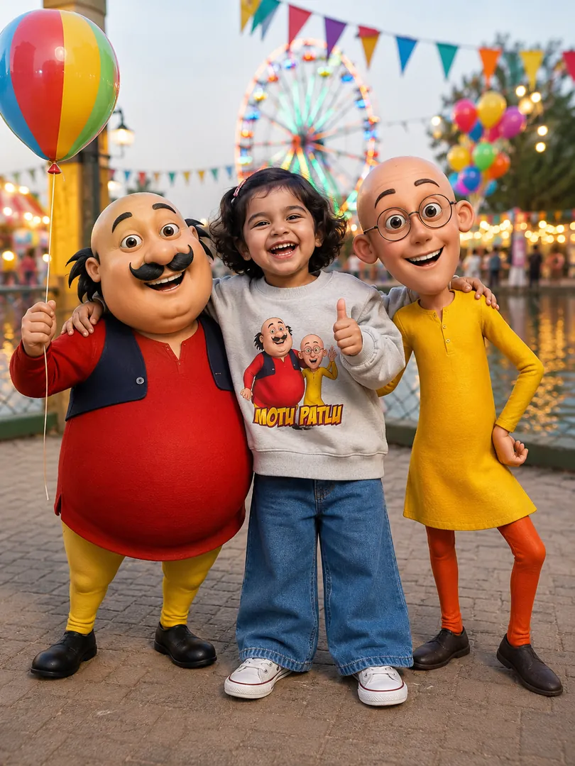 Motu Patlu AI photo example 2