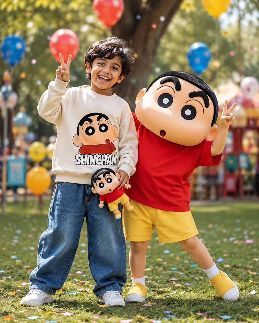 Shinchan AI photo example 2