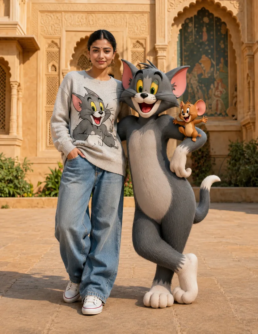 Tom & Jerry — AI photo example