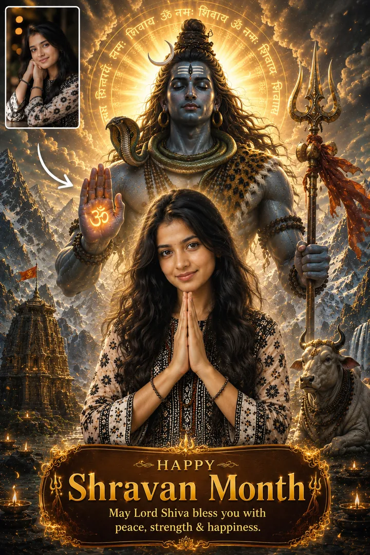Divine Shiva Blessing — AI photo example