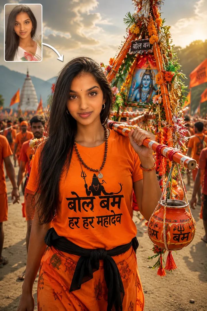 Kanwar Yatra — AI photo example