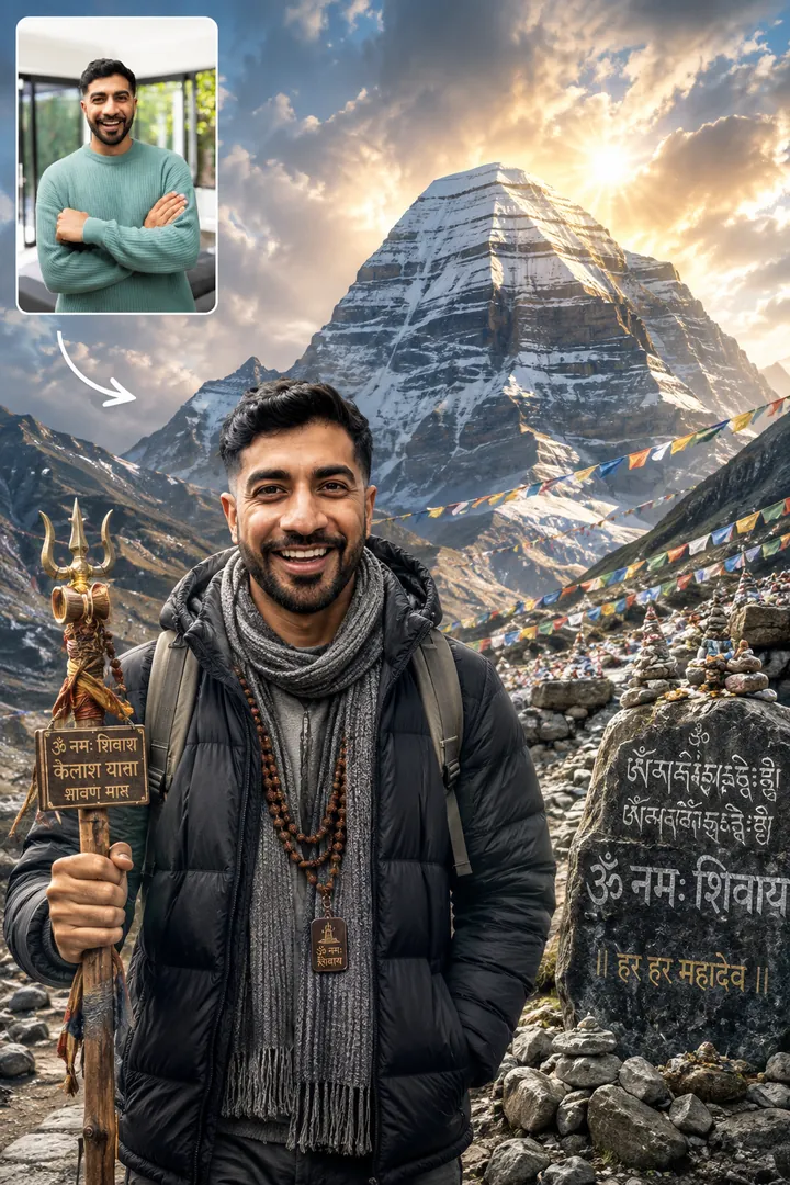 Mount Kailash Yatra — AI photo example
