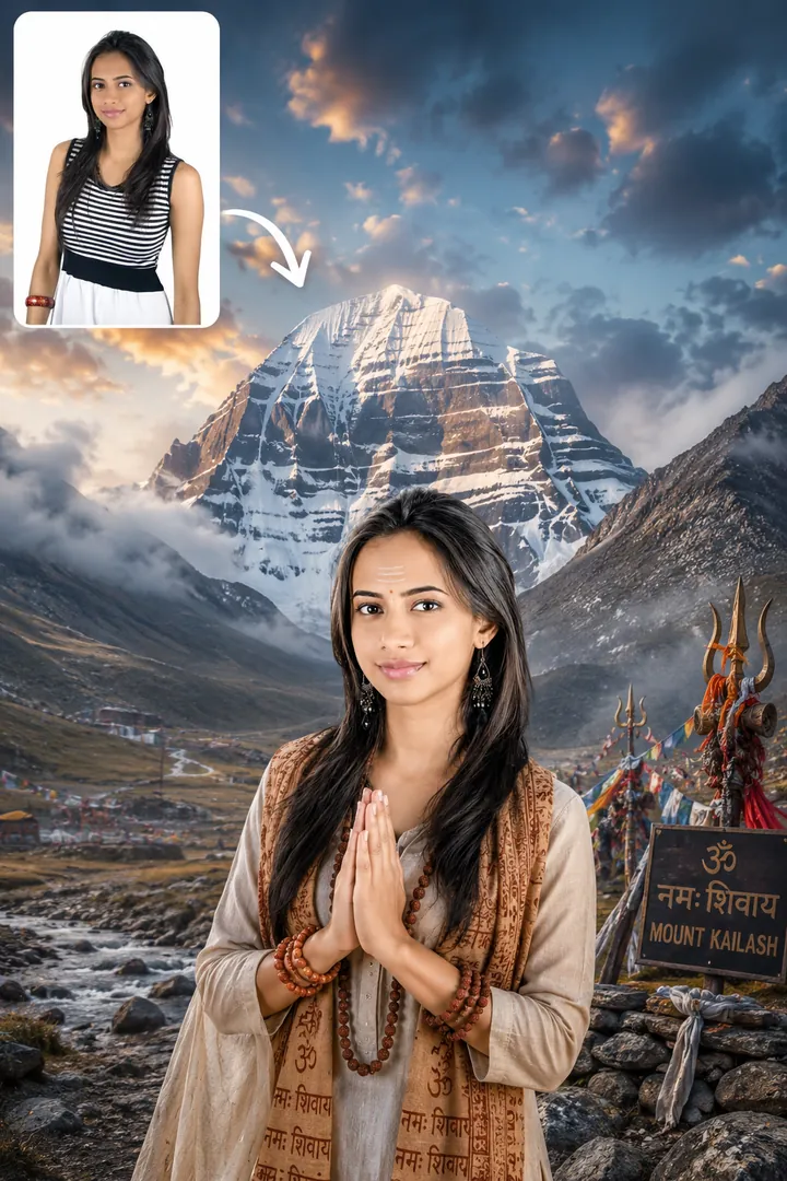 Mount Kailash Yatra AI photo example 2