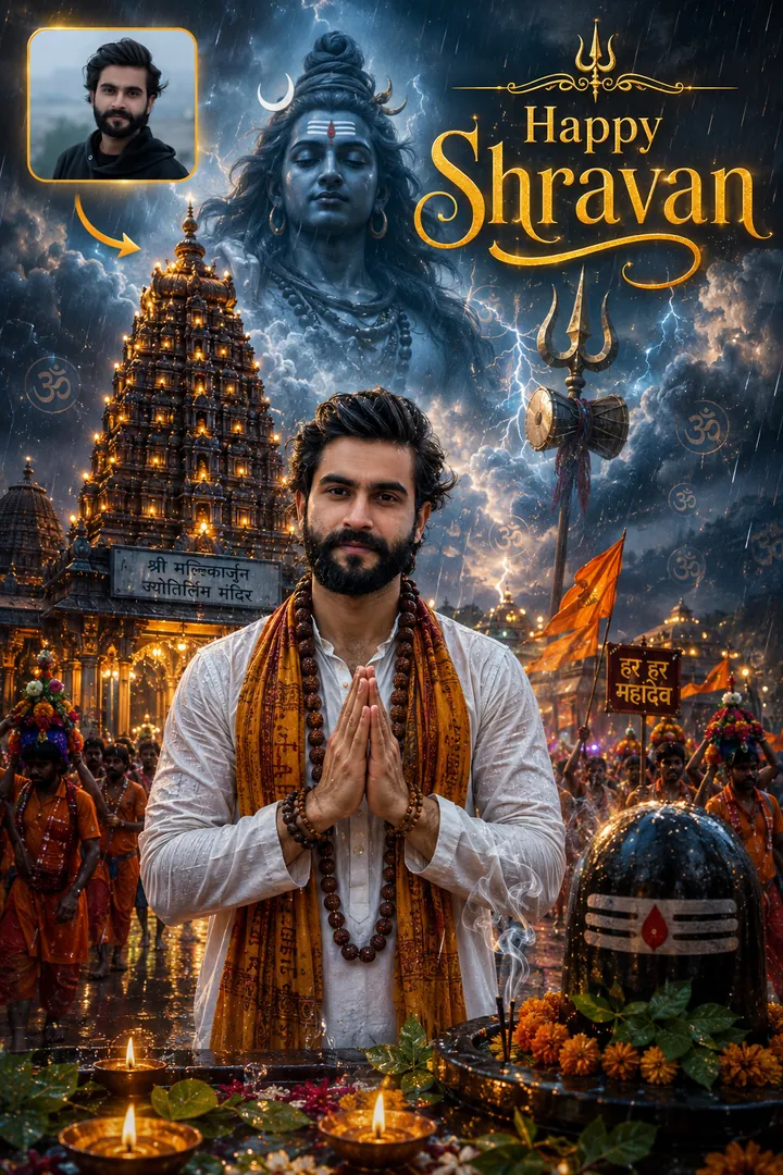 Divine Shravan AI photo example 2