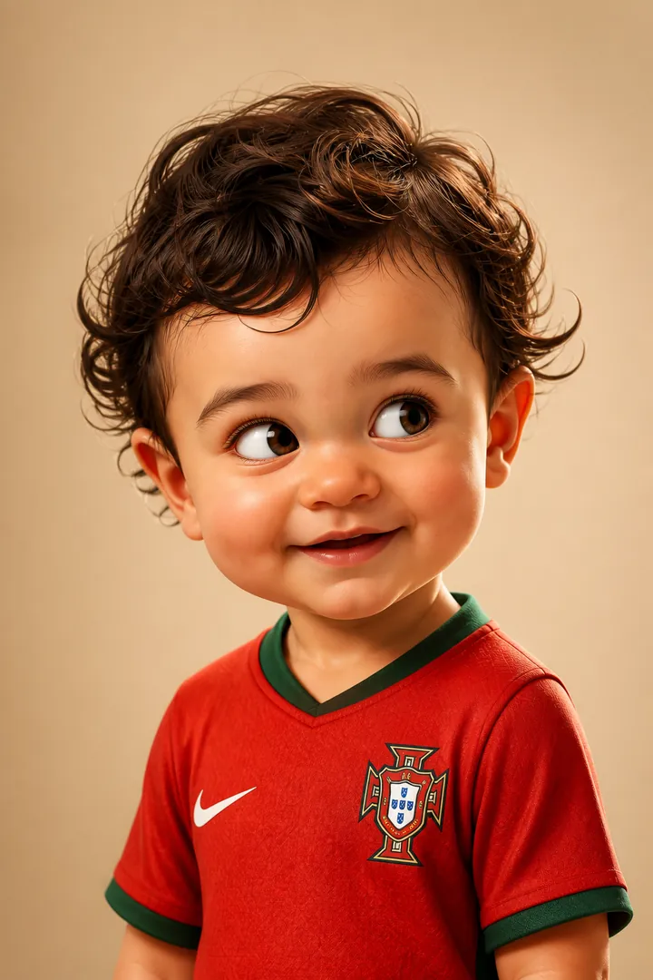 3D Caricature Portrait — AI photo example