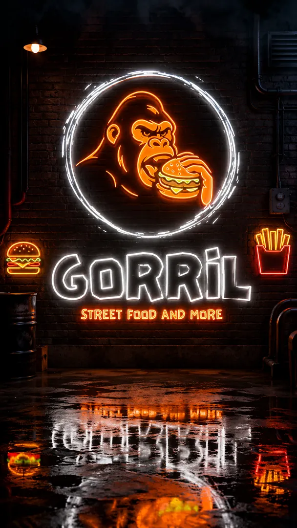 Neon Sign — AI photo example