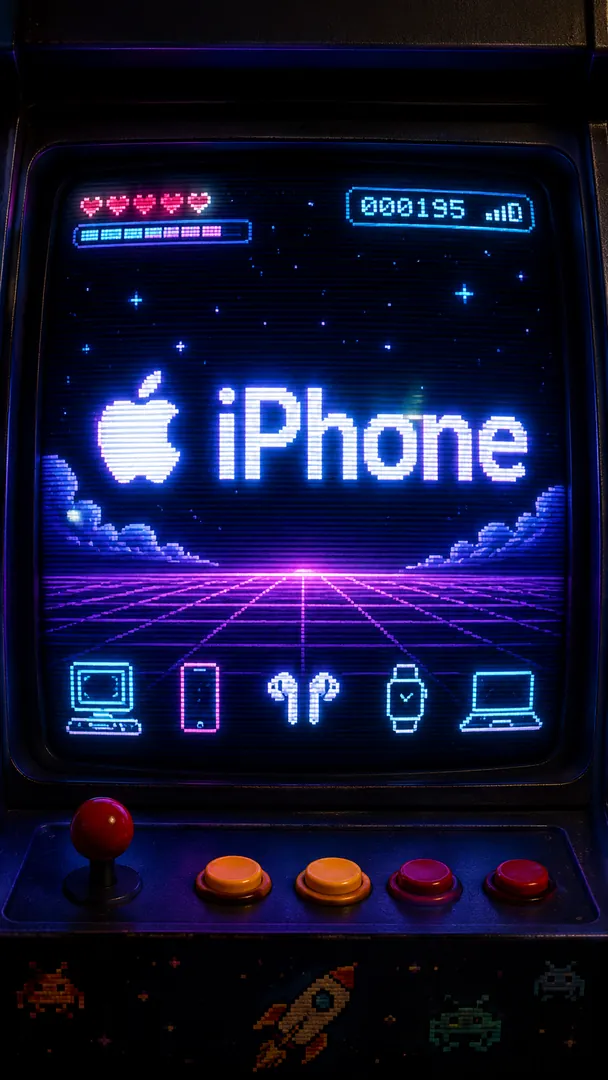 Pixel Arcade — AI photo example
