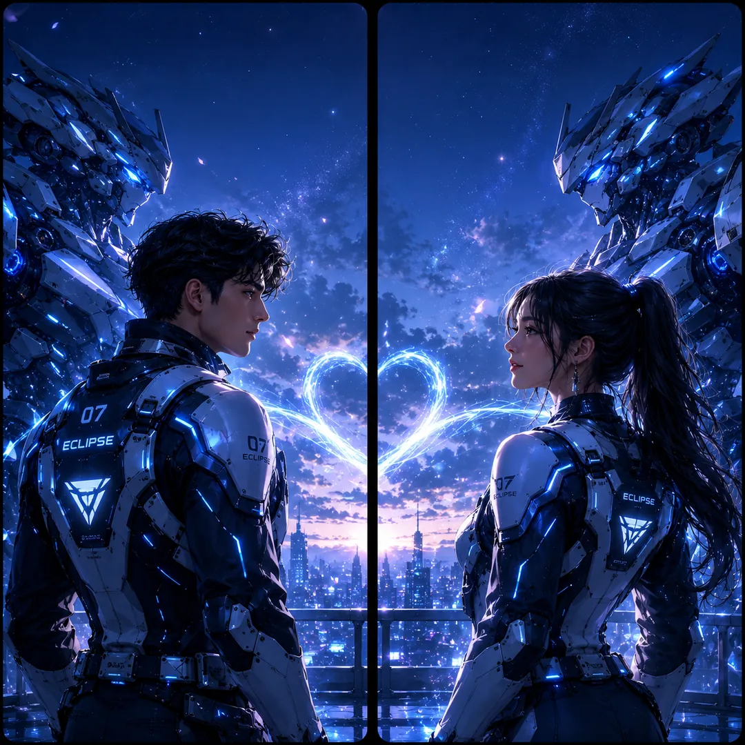 Sci-Fi Gamers AI photo example 2