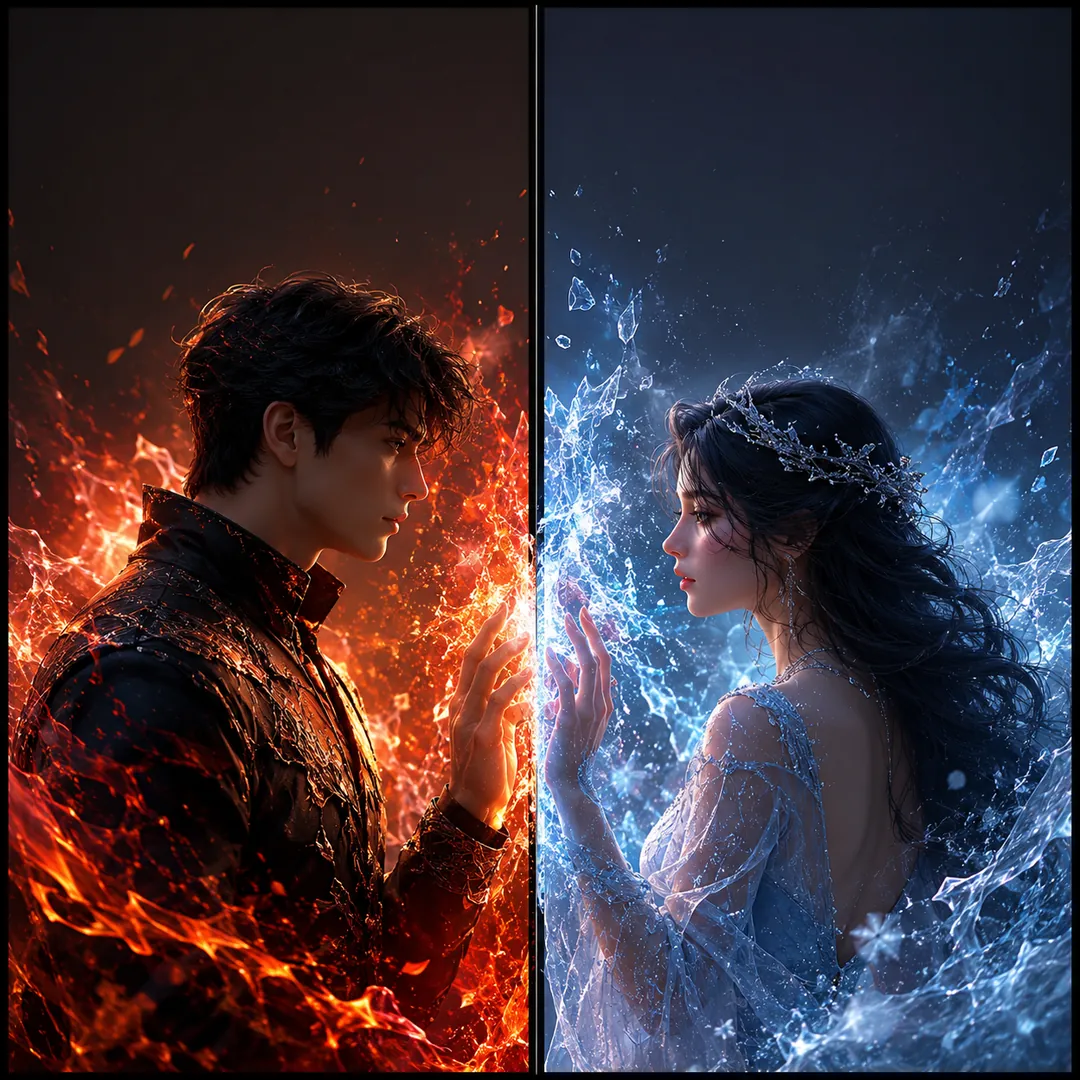Elemental Duality — AI photo example