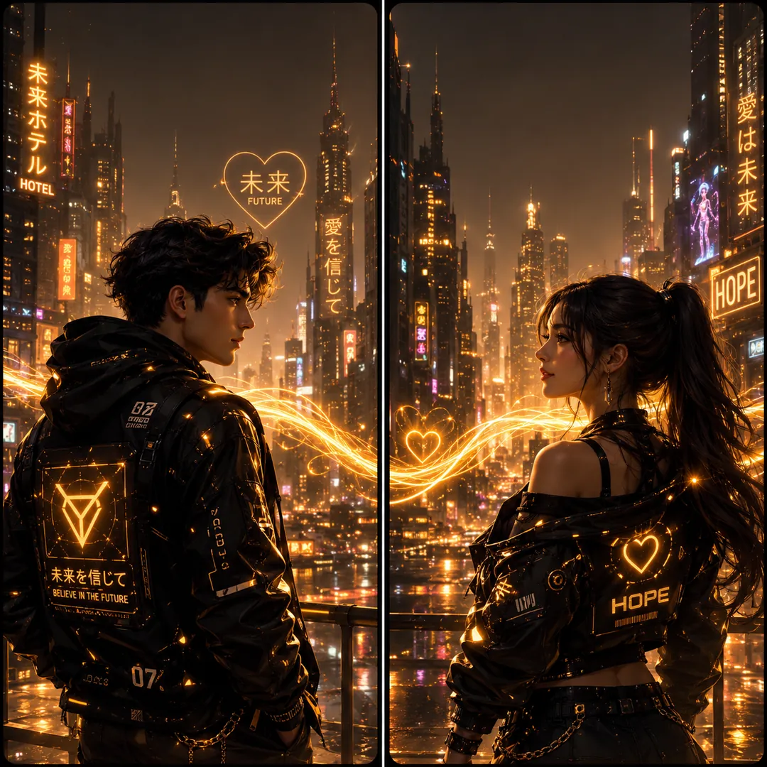 Sci-Fi Gamers — AI photo example