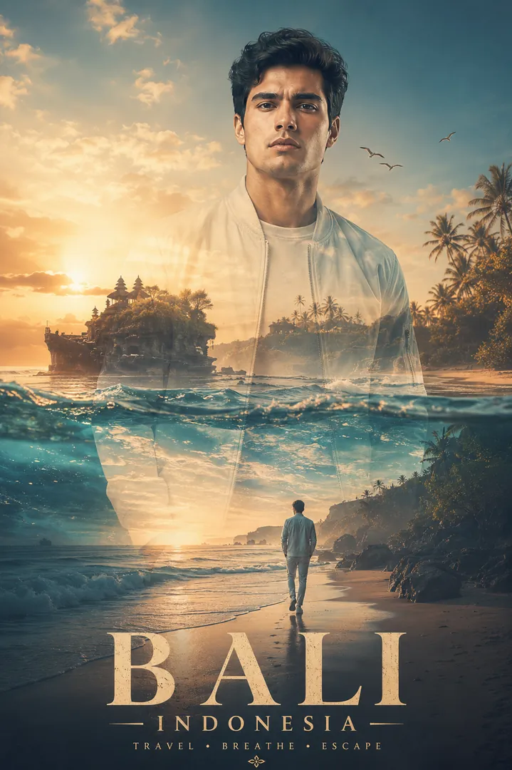 Tropical Beach — AI photo example