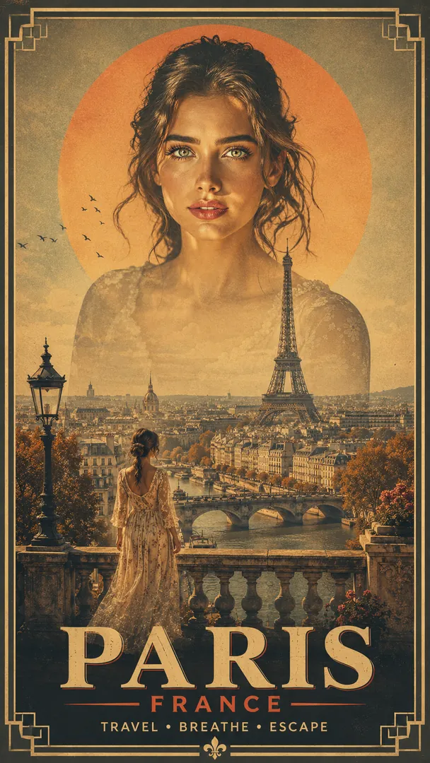 Vintage Poster — AI photo example