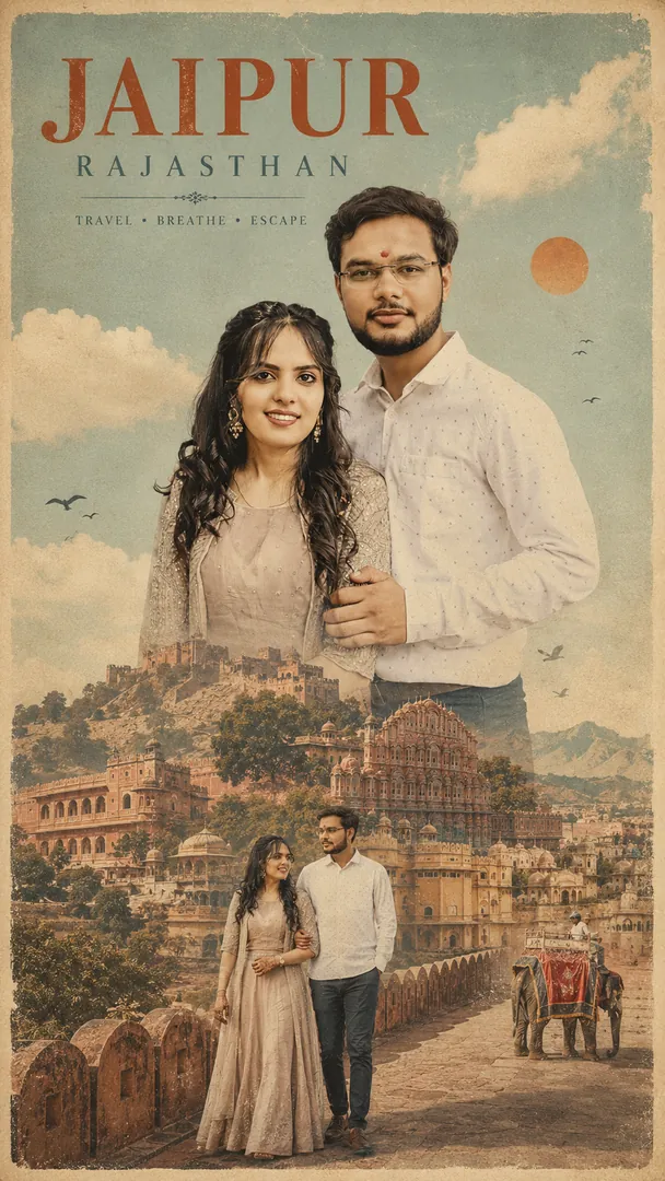 Vintage Poster AI photo example 2